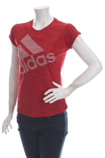 Adidas Γυναικείο T-shirt σε Κόκκινο