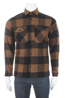 Jack & Jones Ανδρικό πουκάμισο σε Καφέ